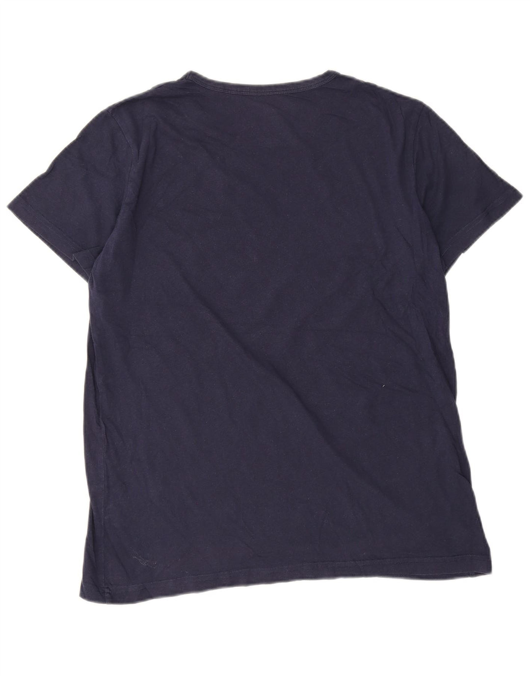 Lyle & Scott Męski T-shirt Top, duży, granatowy, bawełniany