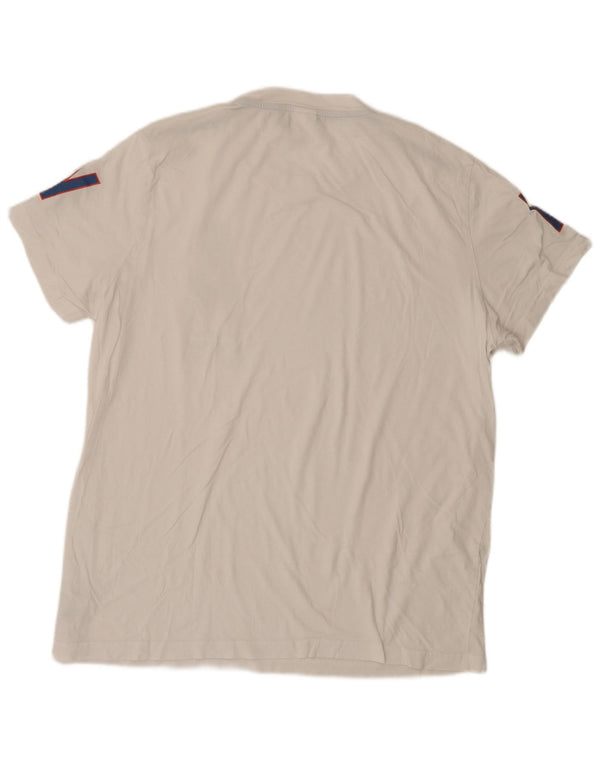 Męska koszulka z grafiką G-Star, 2XL, biała bawełna