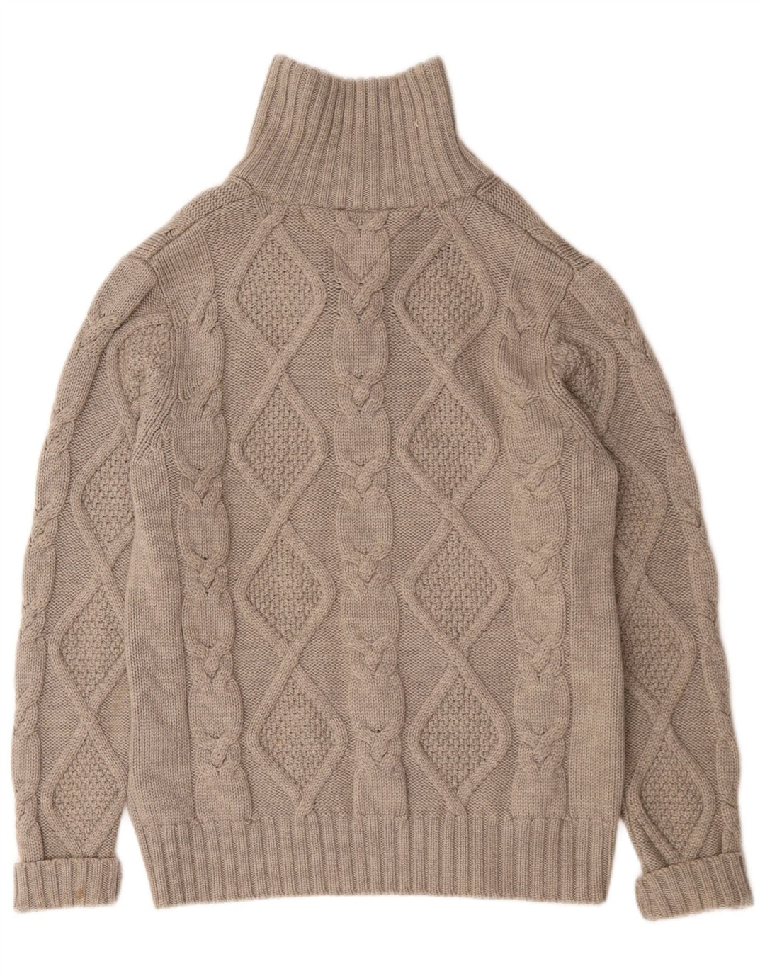 Męski sweter polo Tommy Hilfiger ze średniej szarej wełny