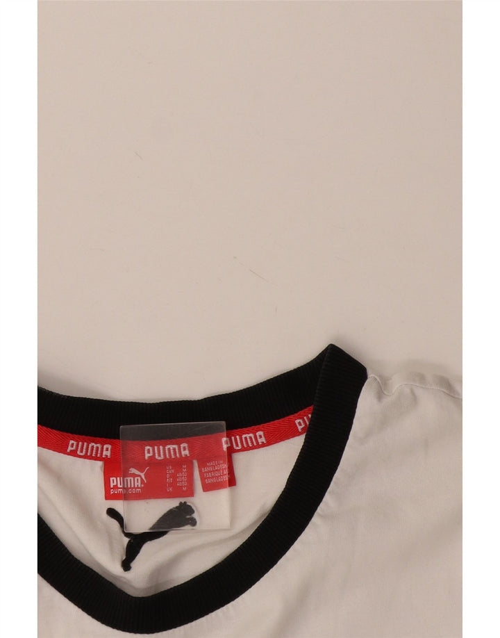 Męska koszulka z grafiką Puma Top, średnia biel