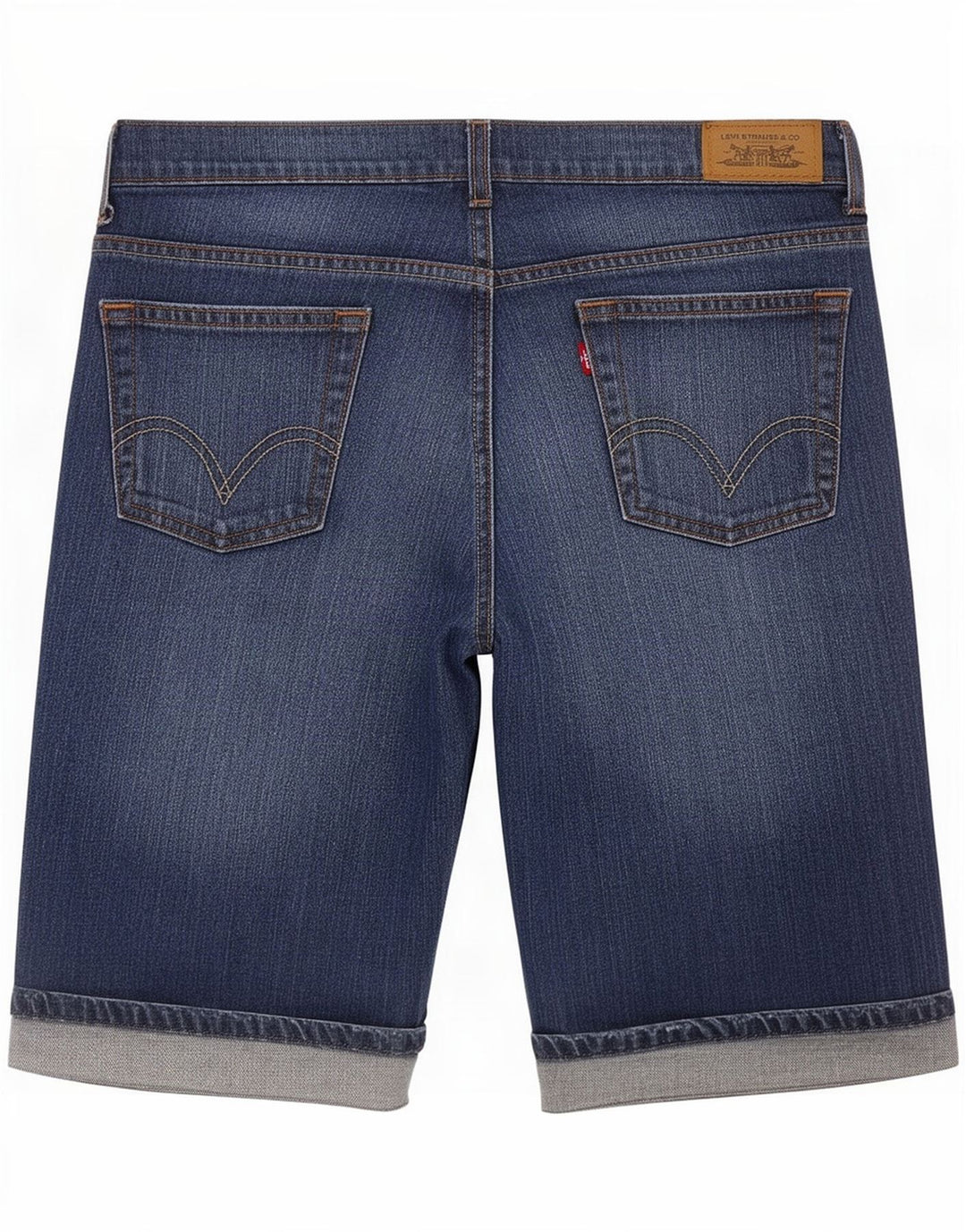 Damskie spodenki jeansowe Levi's 515 US 8 Medium W30, niebieska bawełna