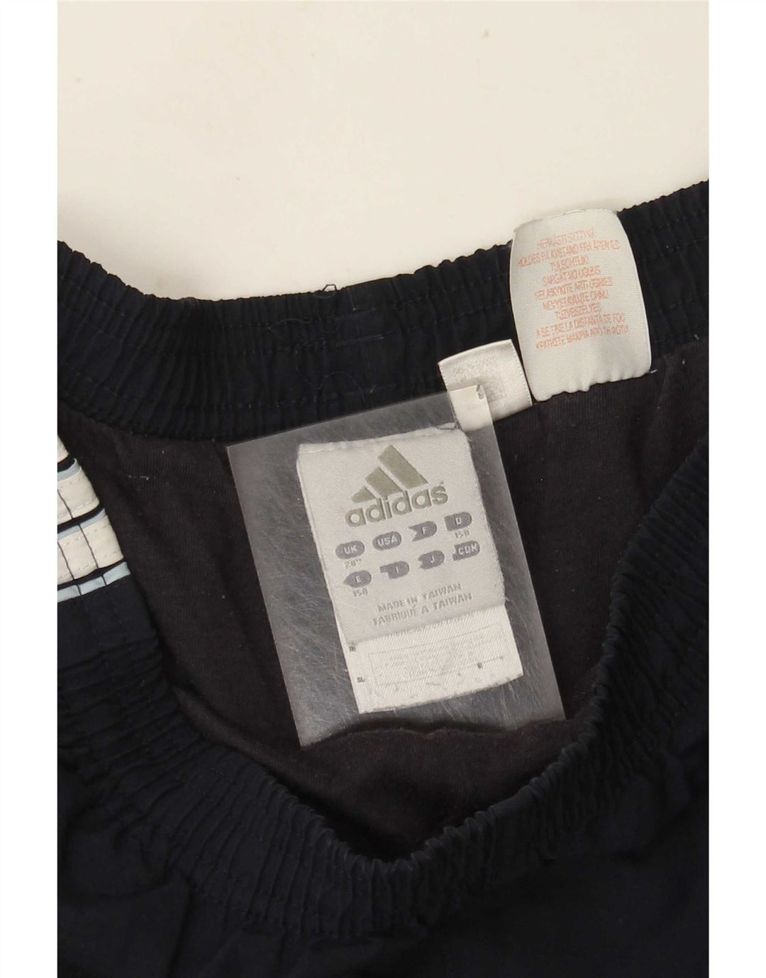 Męskie spodnie dresowe Adidas, średni granatowy poliester