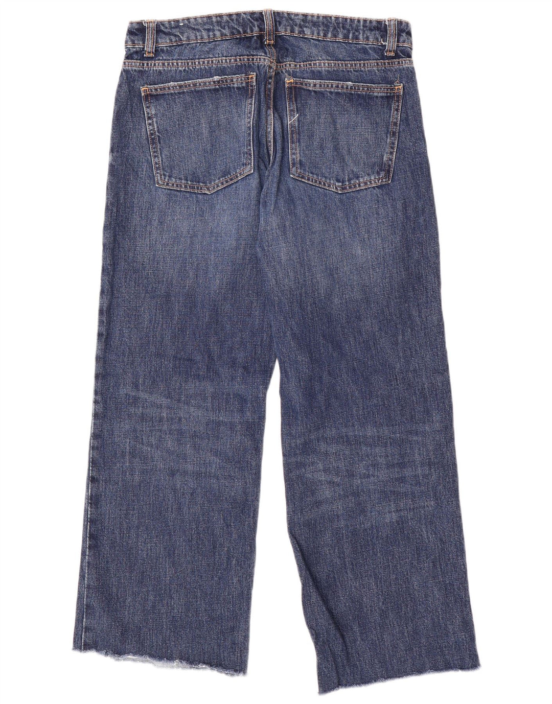Damskie jeansy z szeroką nogawką Zara EU 40 Medium W30 L29 Niebieskie bawełniane