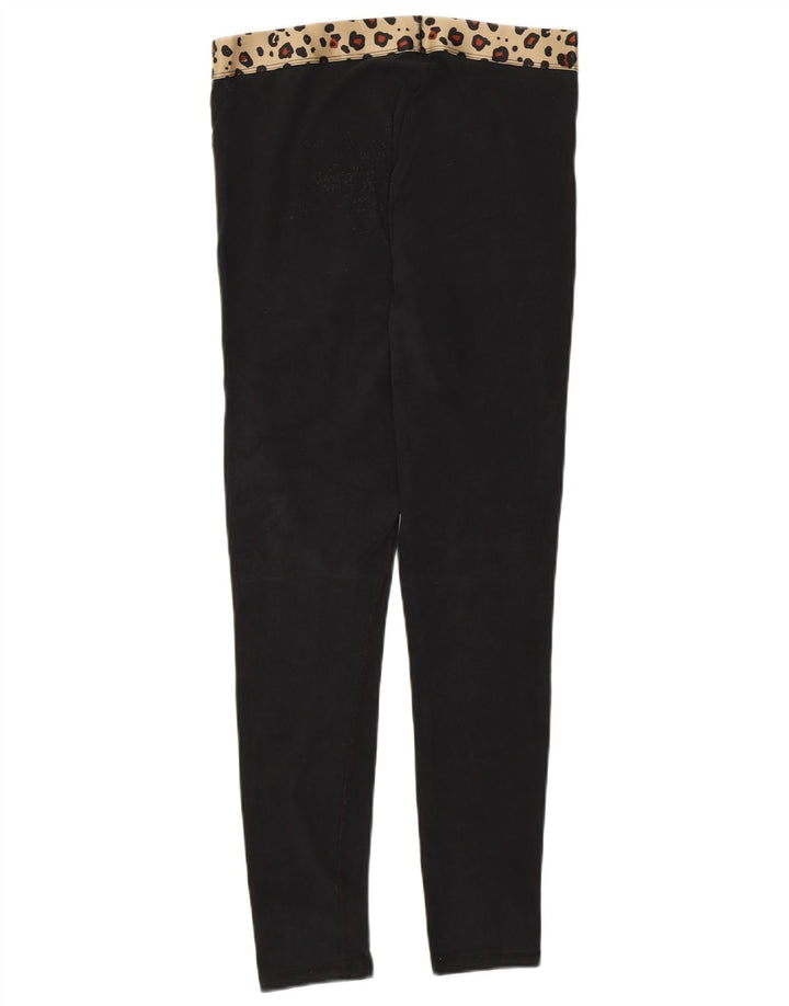 Damskie legginsy Champion Graphic UK 12, średni czarny nadruk zwierzęcy