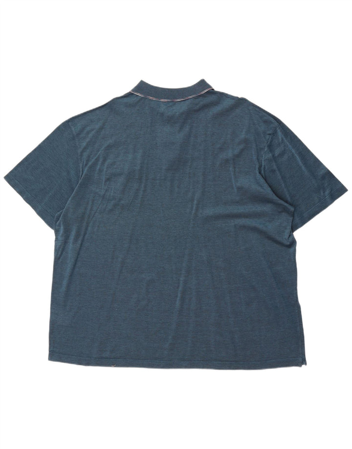 Męska koszulka polo Missoni Sport 2XL, niebieska, bawełniana