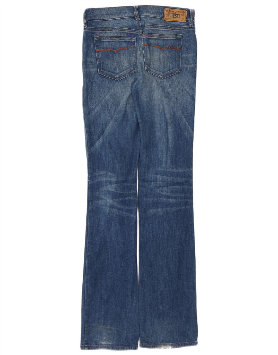 Diesel Damskie Bootzee Regularne Slim Bootcut Jeansy W26 L32 Niebieska bawełna