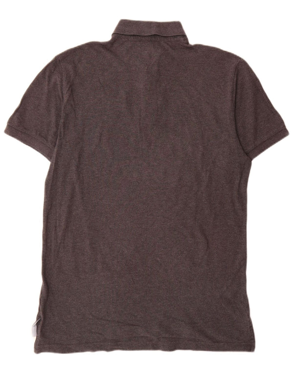 Męska koszulka polo Tommy Hilfiger, średnioszara, bawełniana