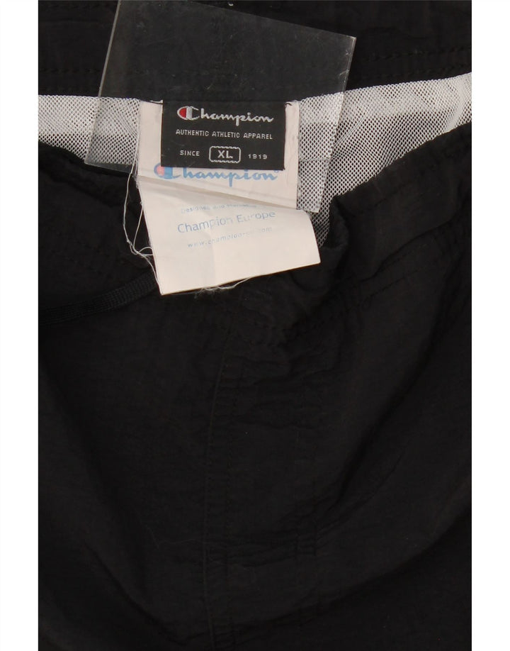 CHAMPION Mens Swimming Shorts XL Black Polyester