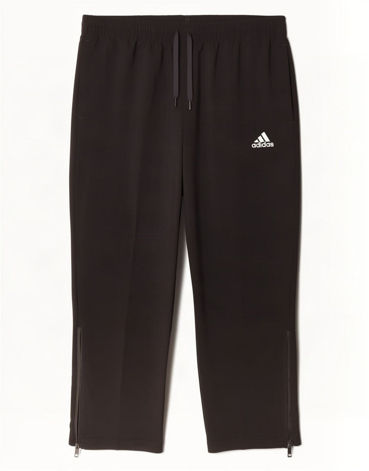 Męskie spodnie dresowe Adidas XL, czarne, poliestrowe
