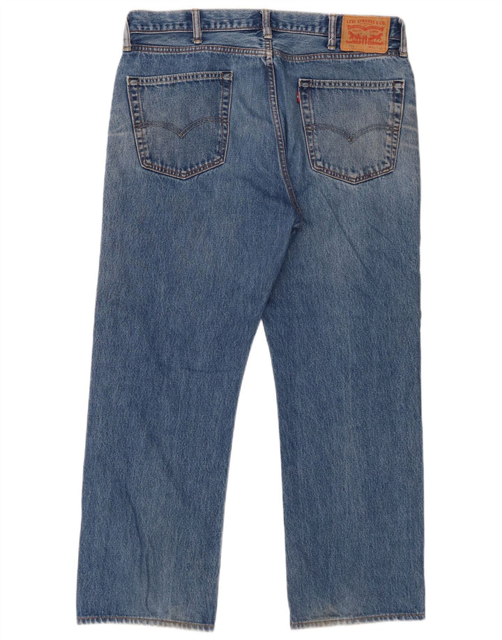Męskie dżinsy Levi's 751 Straight W36 L29 Niebieskie bawełniane