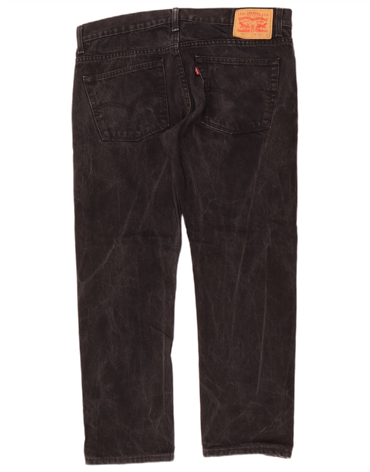 Męskie jeansy Levi's 511 Slim Tapered W36 L28 Czarna bawełna