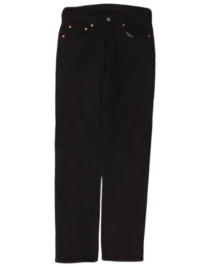 Męskie jeansy LEVI'S 501 Straight W29 L32 Czarne bawełniane