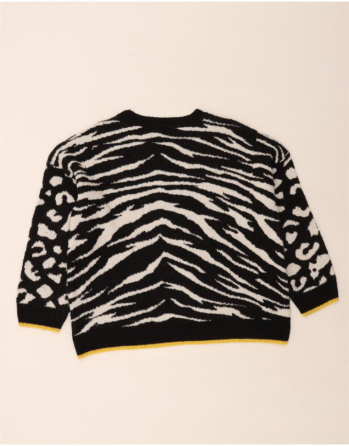 Marks & Spencer Damski sweter z dekoltem w łódkę, UK 16, duży, czarny
