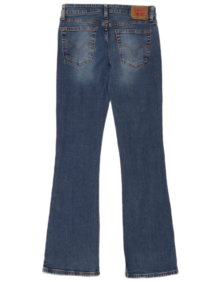 Damskie jeansy Levi's Super Low Bootcut US 5 Medium W30 L31 Niebieska bawełna