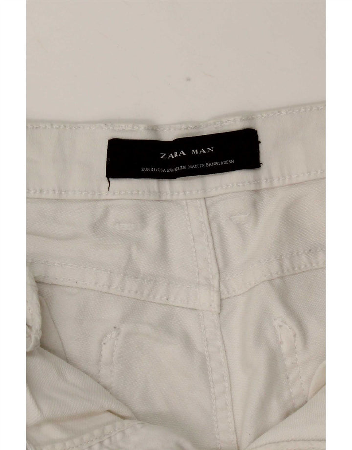 Męskie spodenki codzienne Zara EU 38 Small W30 białe