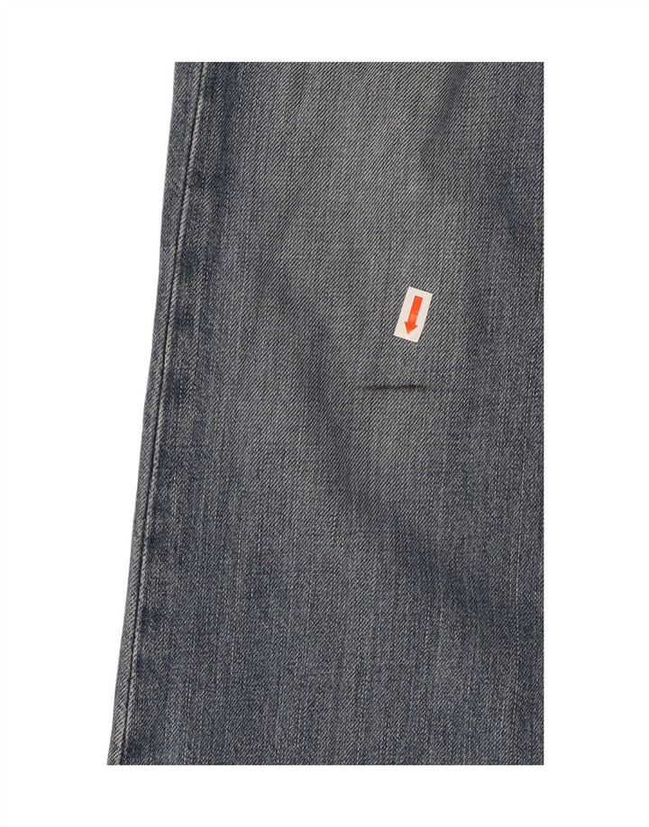 LEVI'S Womens Distressed Straight Jeans W29 L34 Blue Cotton Vintage Levi's and Second-Hand Levi's from Messina Hembry 