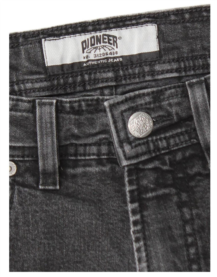 PIONEER Mens Straight Jeans W30 L32 Black