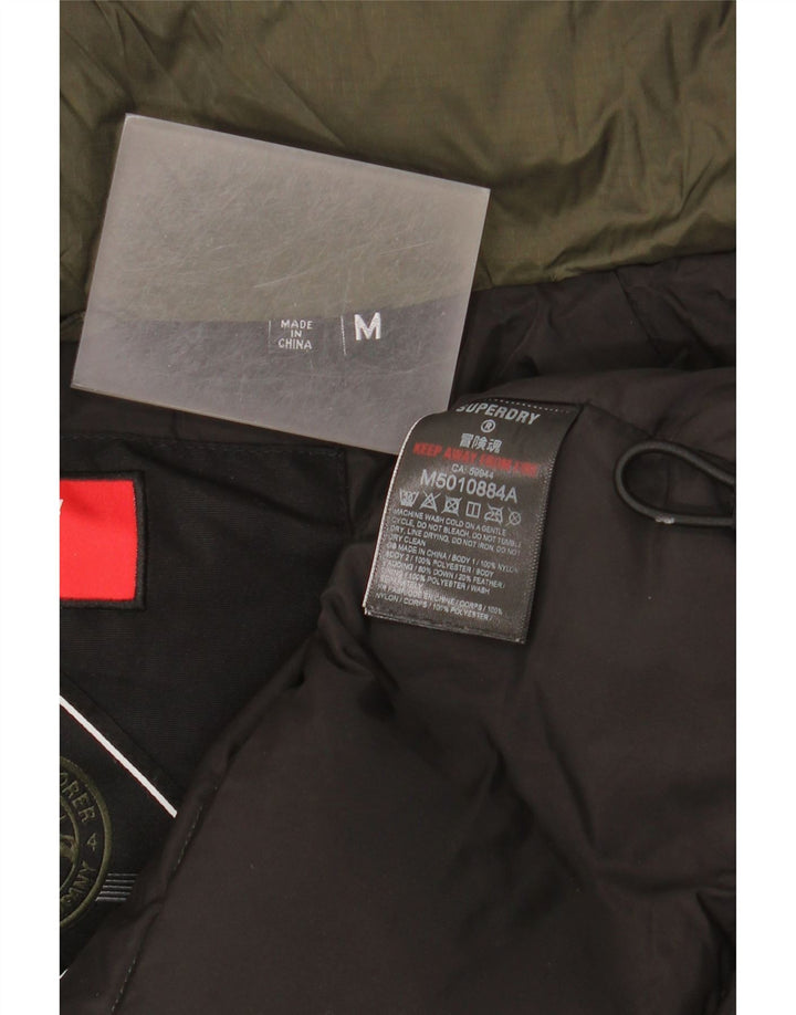 Męska ocieplana kurtka Superdry UK 38, nylon w kolorze średniego khaki