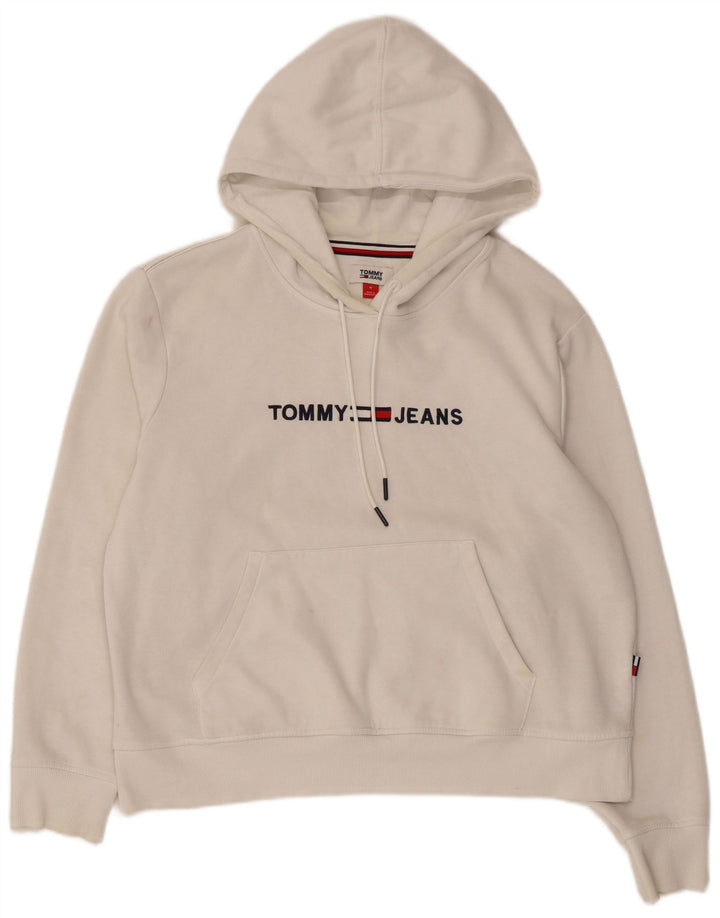 Damski pełny dres Tommy Hilfiger Graphic UK 14, średni, biały, bawełniany