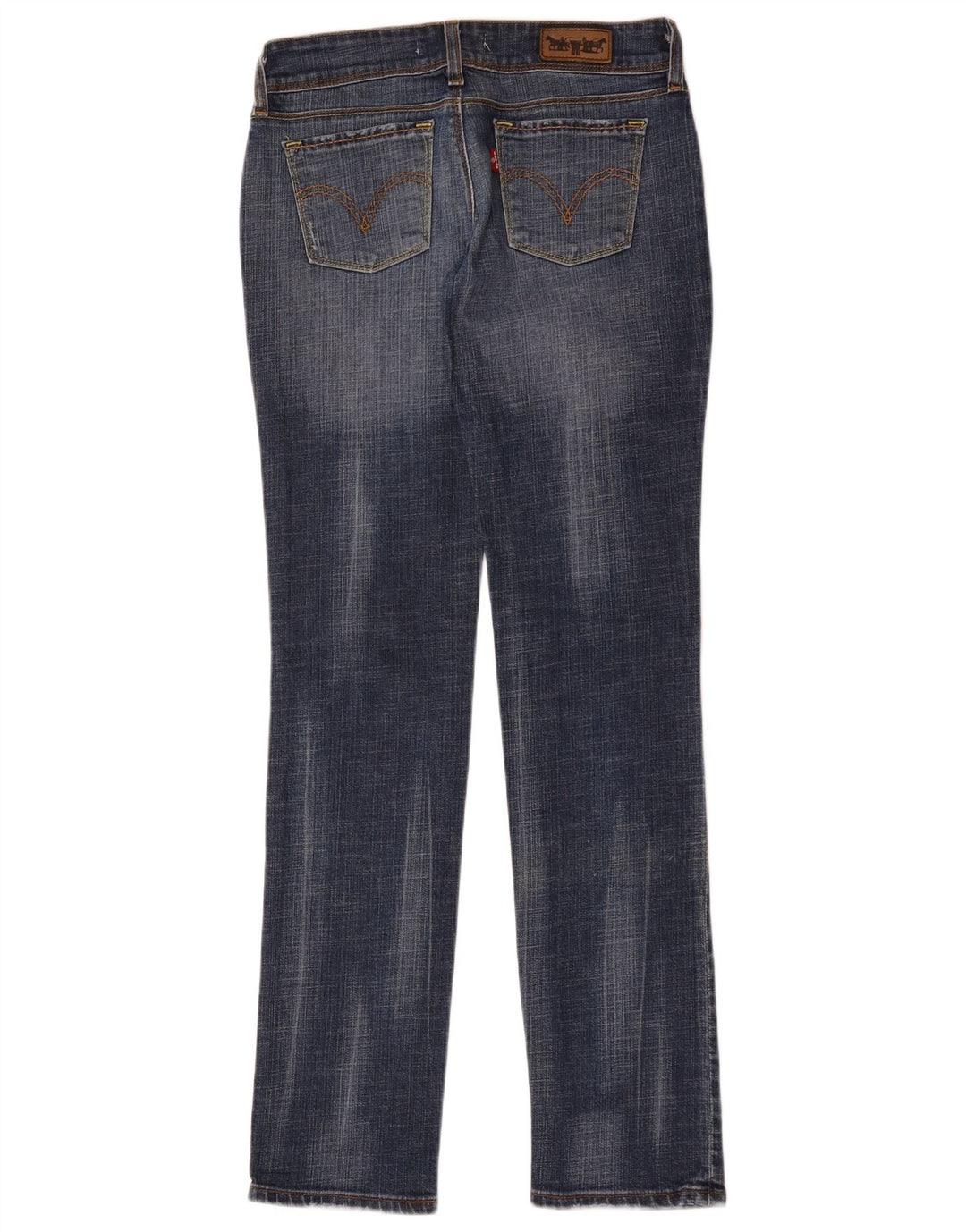 Damskie jeansy Levi's 571 Slim W29 L34 Niebieska bawełna