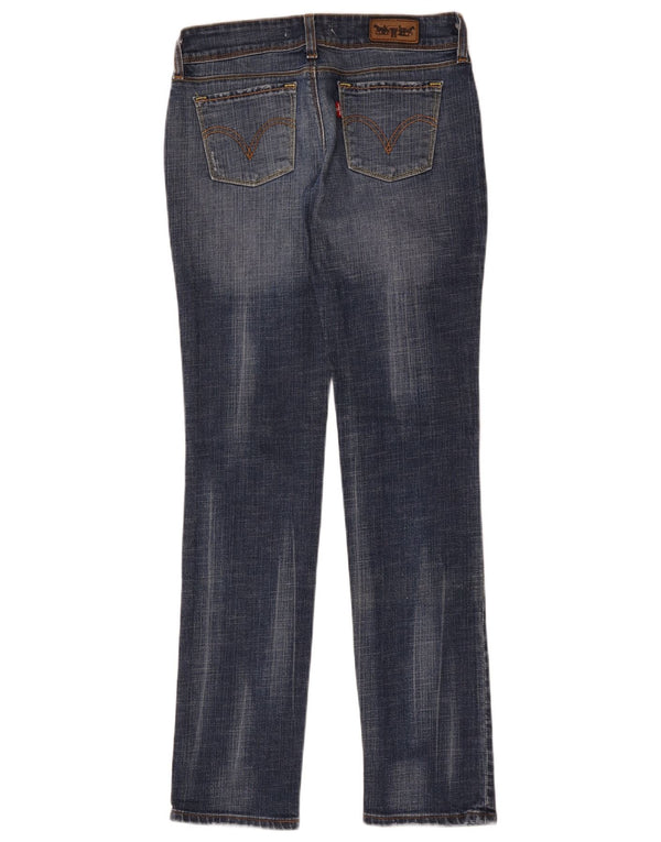 Damskie jeansy Levi's 571 Slim W29 L34 Niebieska bawełna