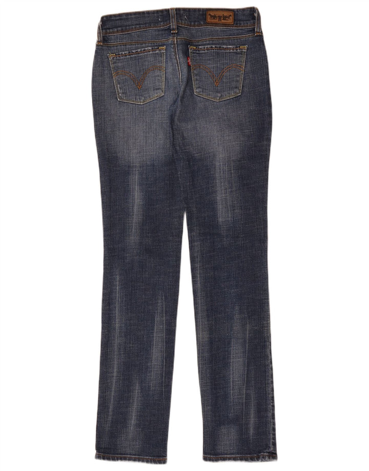 Damskie jeansy Levi's 571 Slim W29 L34 Niebieska bawełna