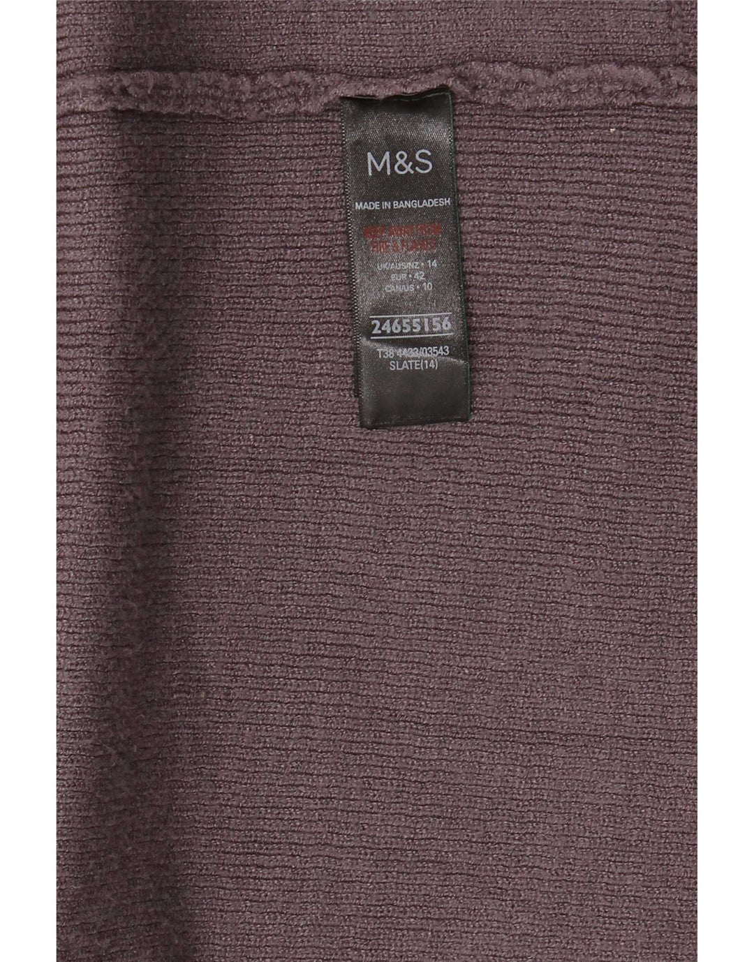 Sweter damski Marks & Spencer Longline Open Cardigan UK 14, duży, szary