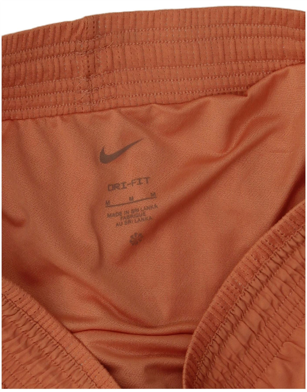 Damskie spodenki sportowe Nike Dri Fit UK 14, średni pomarańczowy poliester