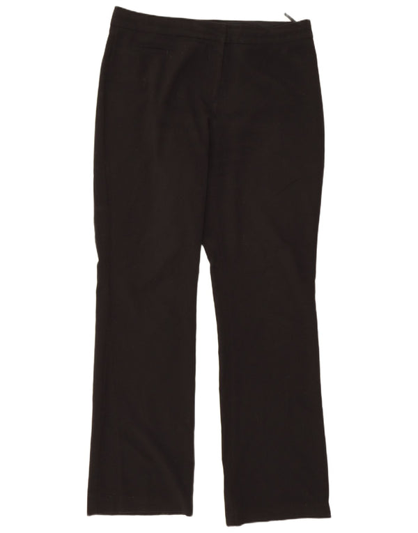 Marks & Spencer Damskie proste spodnie codzienne UK 12 Medium W32 L30 Czarne