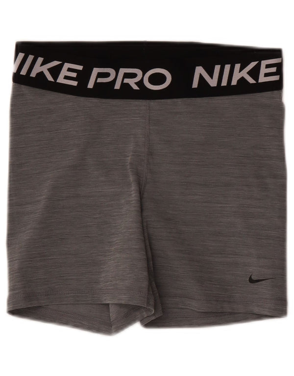 Damskie spodenki sportowe Nike Dri Fit Graphic UK 12 w kolorze średnioszarym