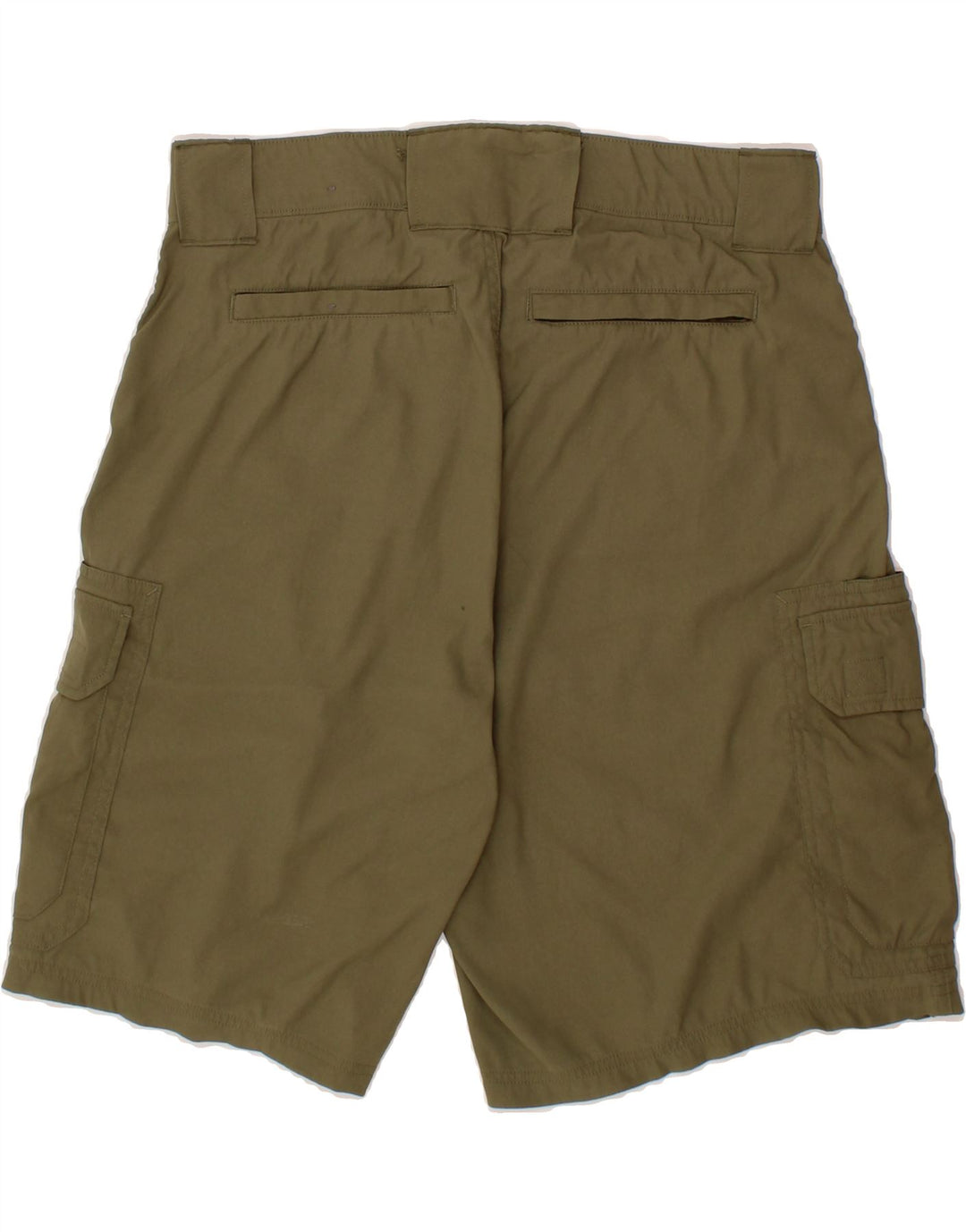 EDDIE BAUER Mens Cargo Shorts W32 Medium Khaki Nylon Vintage Eddie Bauer and Second-Hand Eddie Bauer from Messina Hembry 