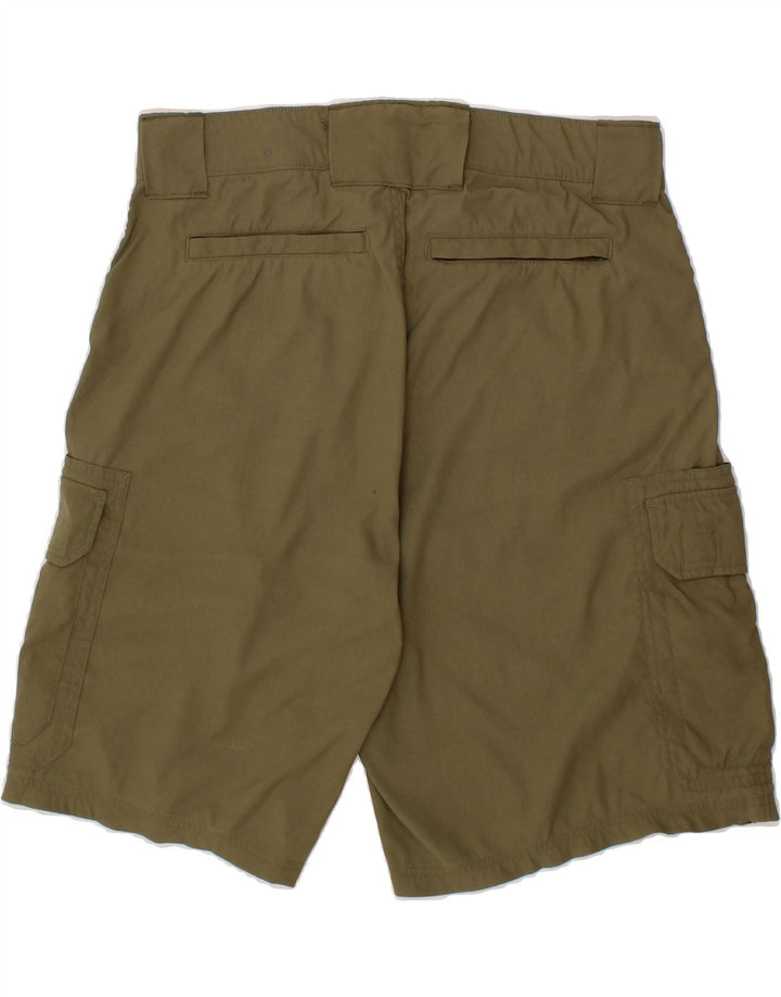 EDDIE BAUER Mens Cargo Shorts W32 Medium Khaki Nylon Vintage Eddie Bauer and Second-Hand Eddie Bauer from Messina Hembry 