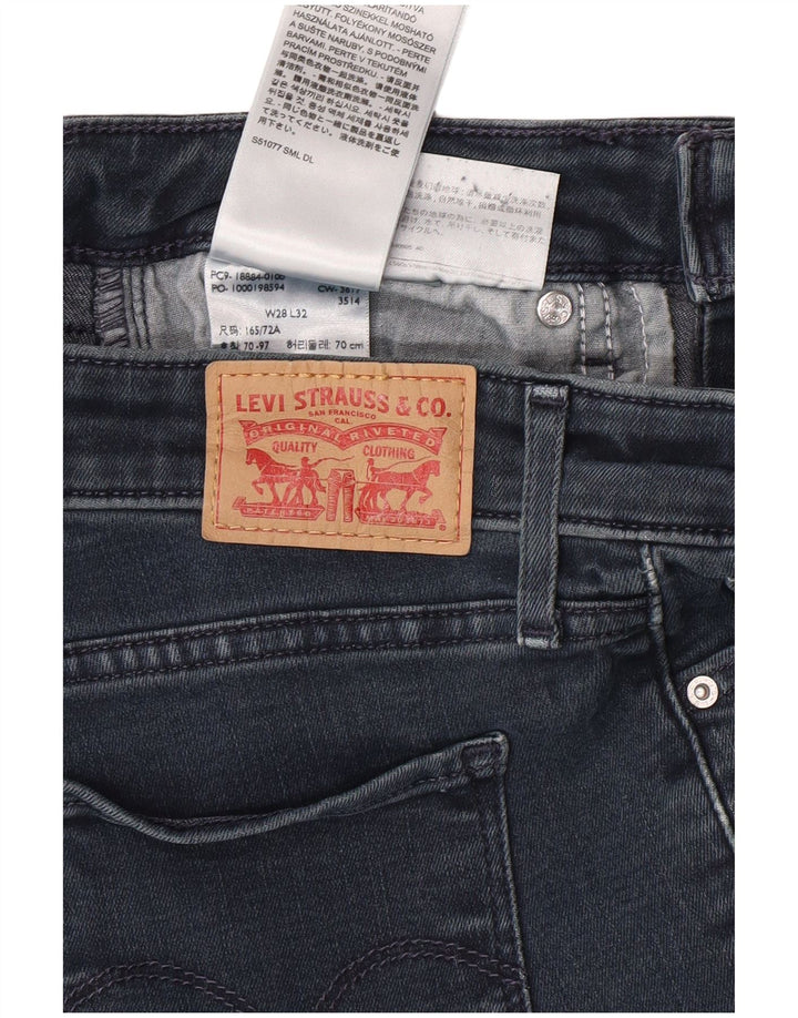 Damskie jeansy LEVI'S 712 Slim W28 L27 Niebieska bawełna