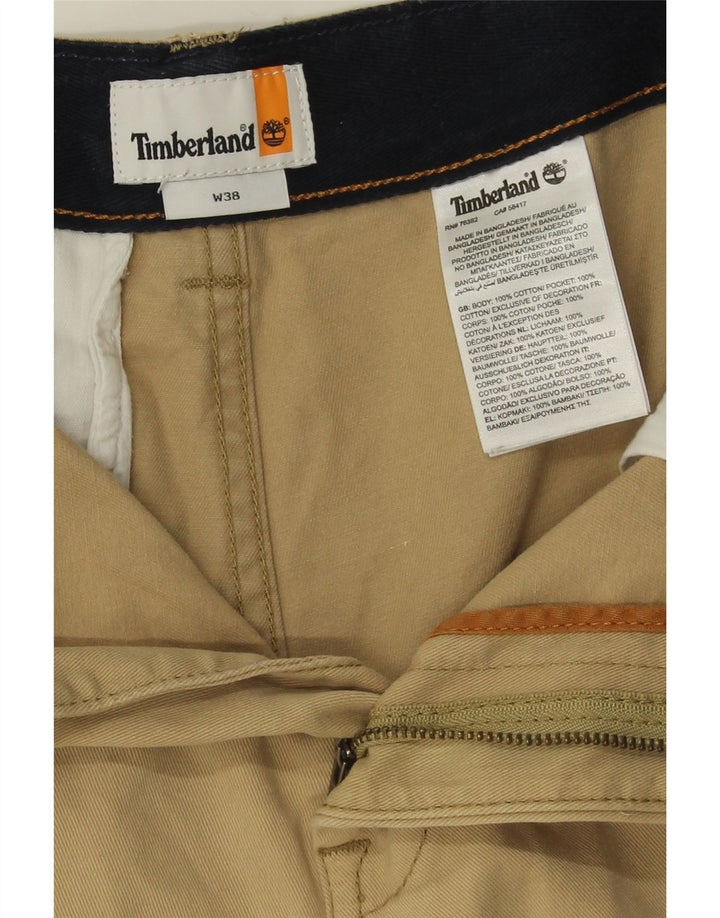 Męskie spodenki cargo Timberland W38 XL, beżowa bawełna