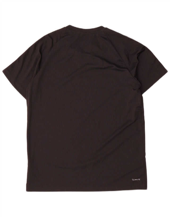 Adidas Męska koszulka Climalite Top, duża, czarna, z poliestru