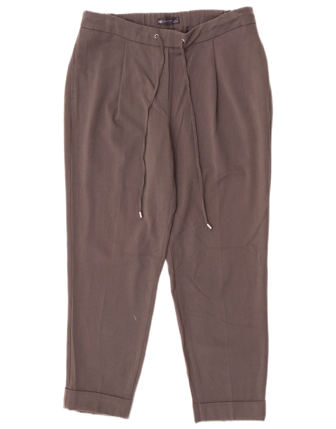 Krótkie spodnie damskie Marks & Spencer UK 12 Medium W30 L25 Szary poliester