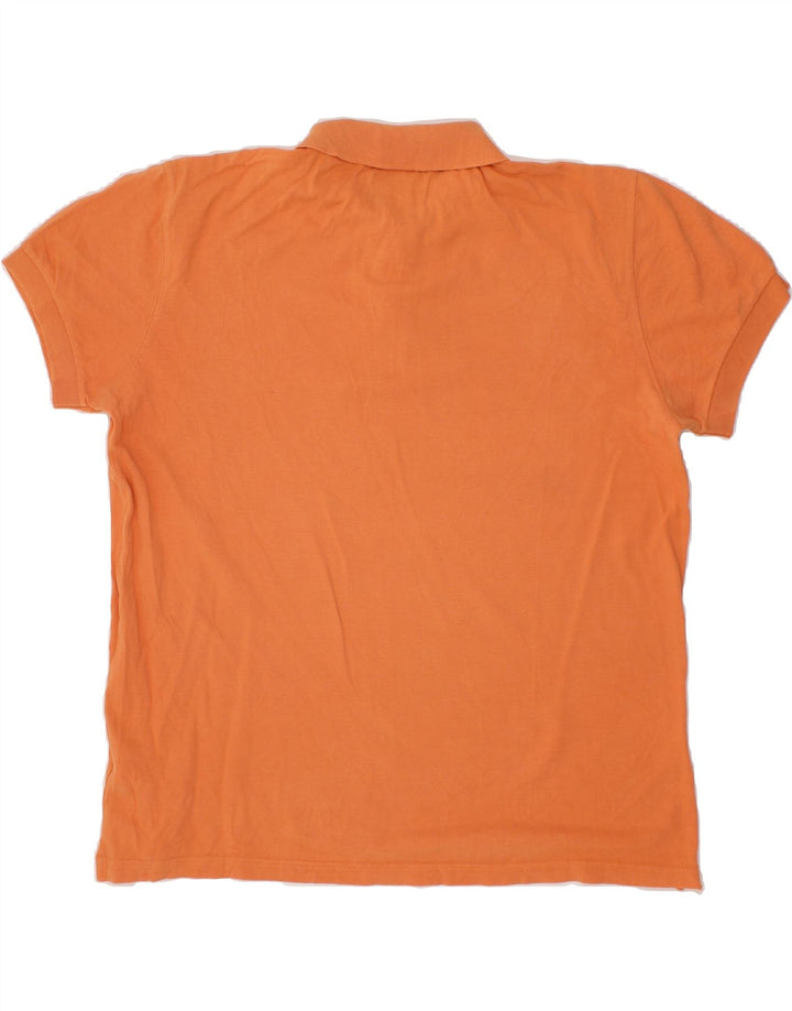MARLBORO CLASSICS Mens Polo Shirt XL Orange Cotton Vintage Marlboro Classics and Second-Hand Marlboro Classics from Messina Hembry 