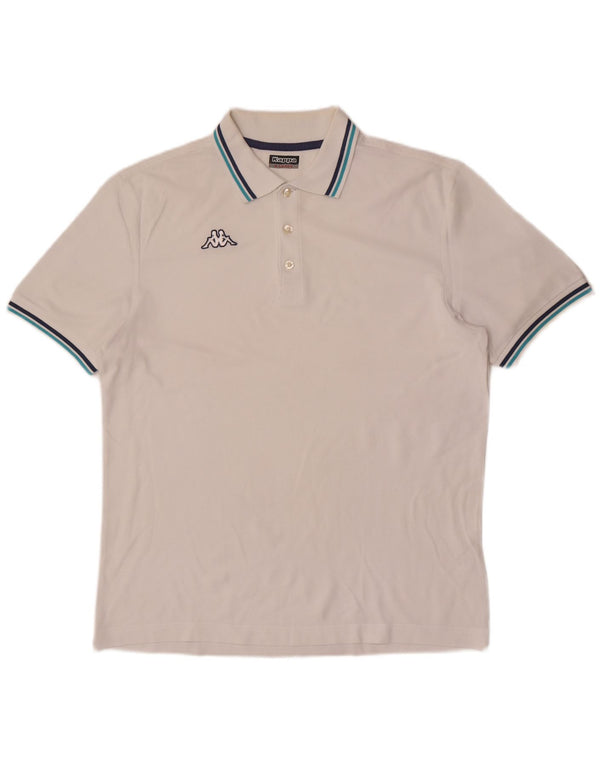 Kappa Mens Polo Shirt XL White