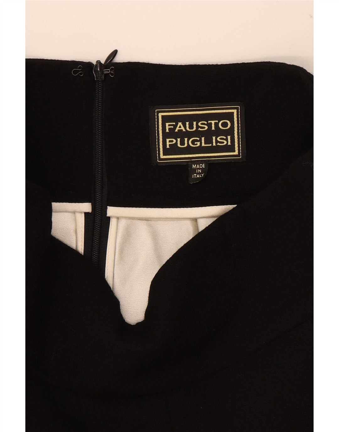 Mini plisowana spódnica damska Fausto Puglisi W29 Średnia czarna