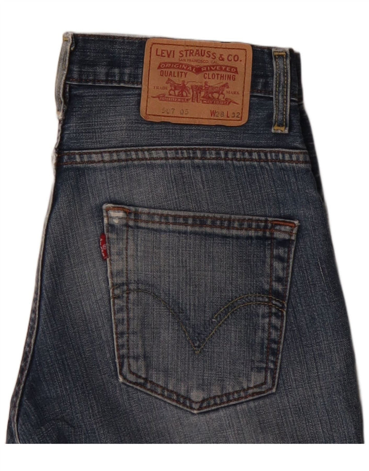 Damskie spodenki jeansowe LEVI'S 507 W28 w kolorze średniego błękitu