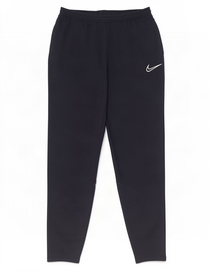 Męskie spodnie dresowe Nike Dri Fit, poliester w kolorze średniego granatu, w blokach kolorów
