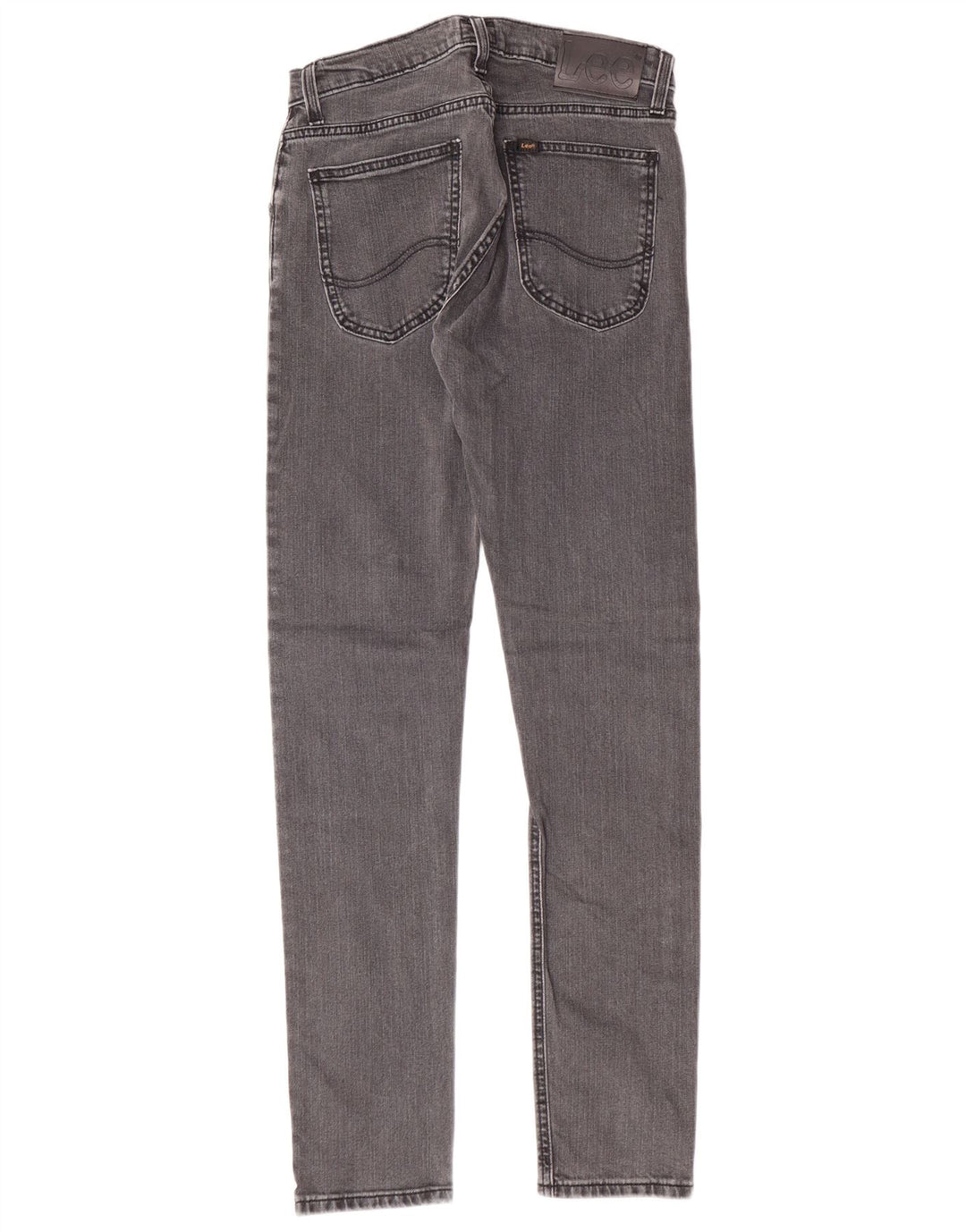 Damskie jeansy LEE Luke Slim W28 L32 Szara bawełna