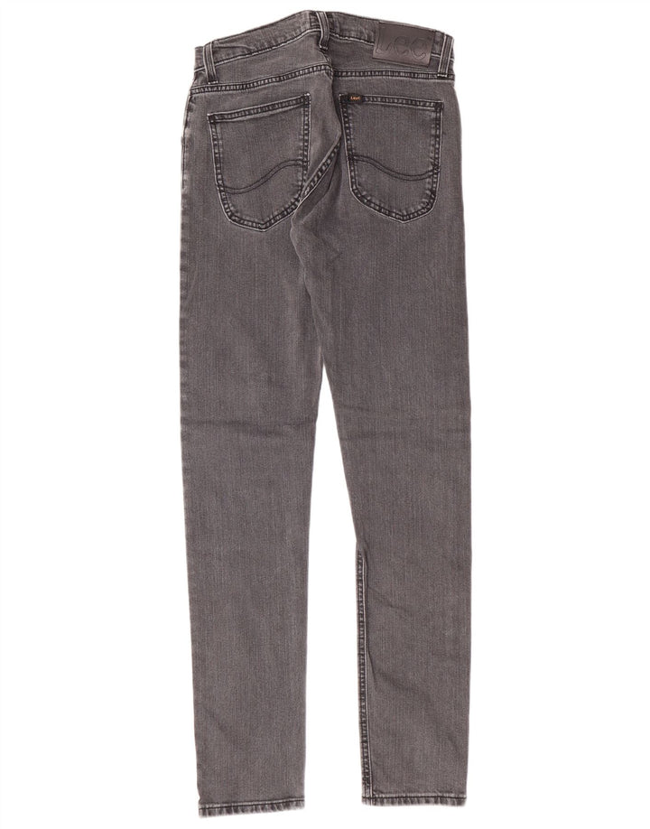 Damskie jeansy LEE Luke Slim W28 L32 Szara bawełna