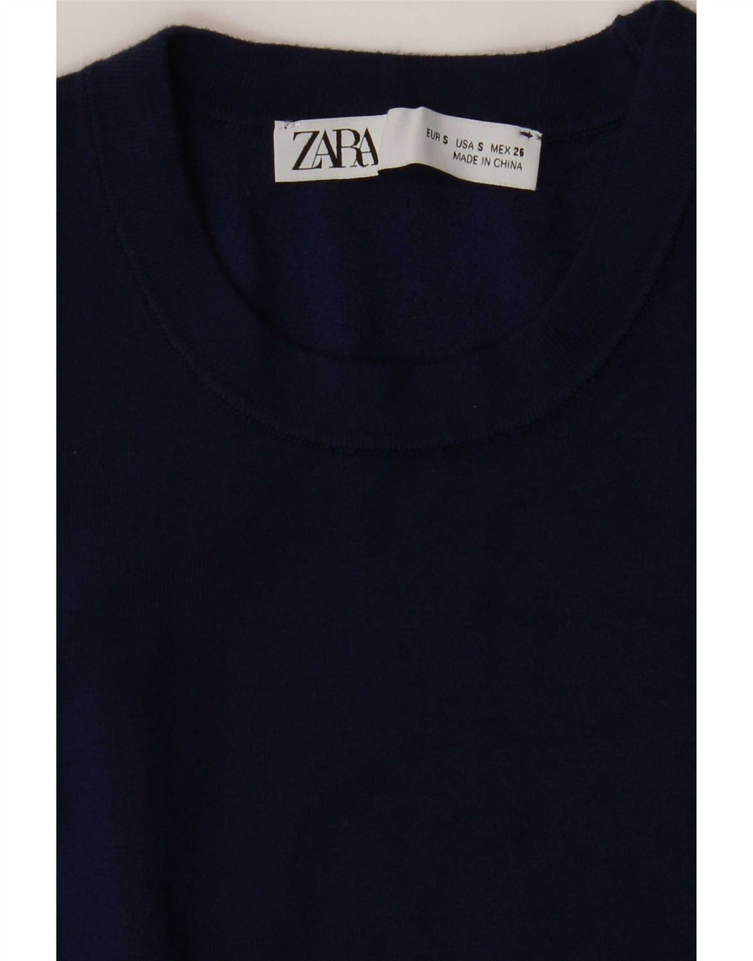 Tank top damski Zara UK 10, mały, granatowy