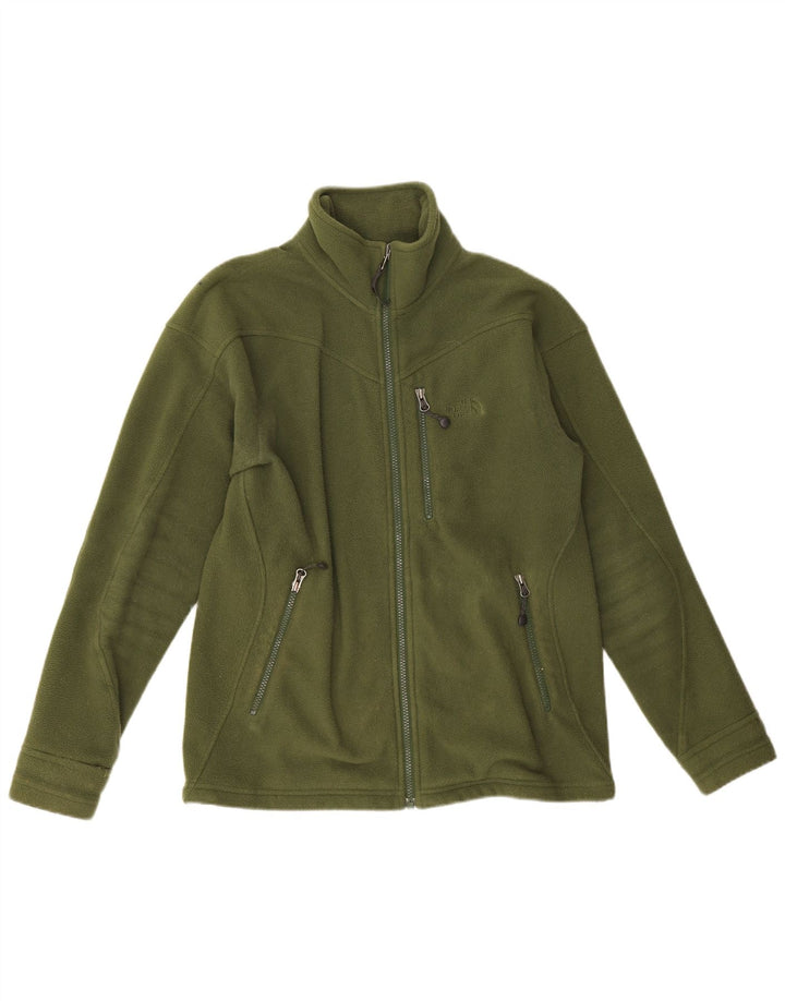 Męska kurtka polarowa The North Face UK 36, mała, zielona, poliestrowa