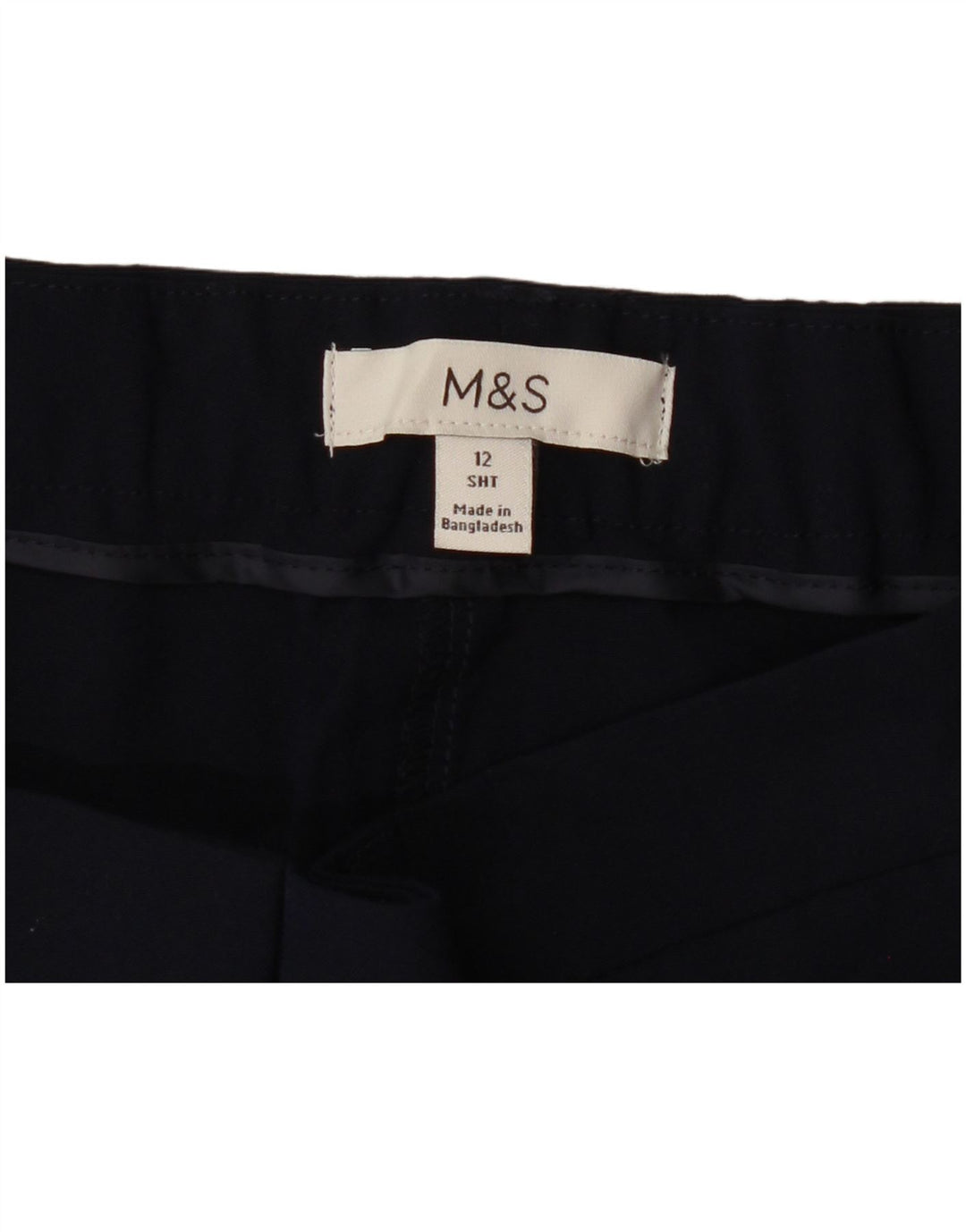 Marks & Spencer Damskie krótkie spodnie UK 12 Medium W32 L25 Granatowe