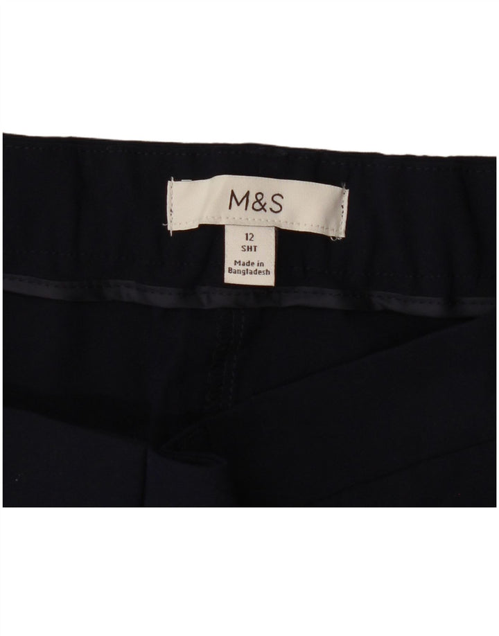 Marks & Spencer Damskie krótkie spodnie UK 12 Medium W32 L25 Granatowe