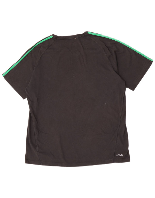 Adidas Męska koszulka Climalite Top 2XL Szara bawełna