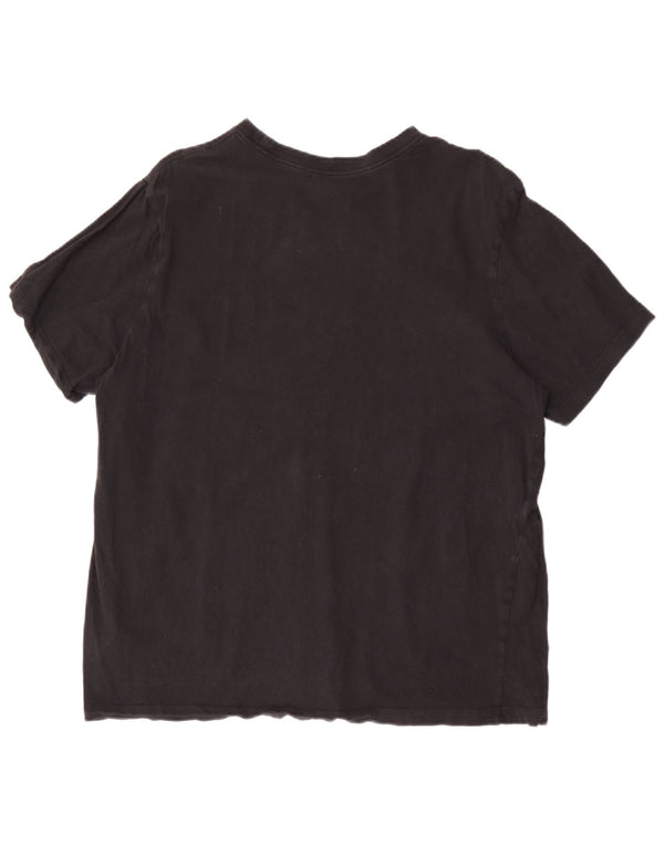 Nike Mens T-Shirt Top XL Black Cotton
