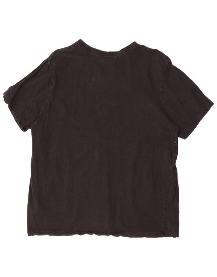 T-shirt męski Nike XL, czarny, bawełniany